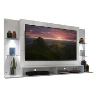 Painel Tv 60" Com 2 Leds Vegas Multimóveis V3394 Branco Branco - 1