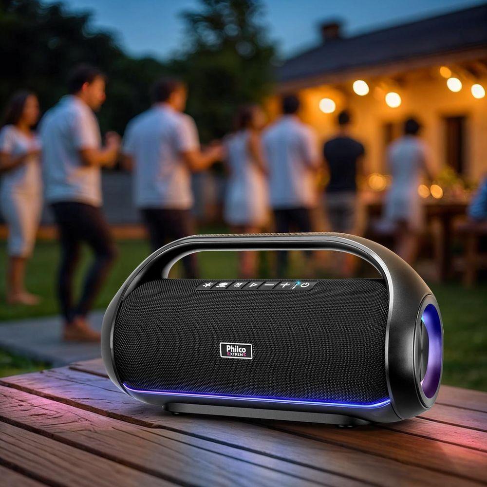 Speaker Philco PBS220BT Extreme Bluetooth 5.3 Flash Light 220W Bivolt - 7