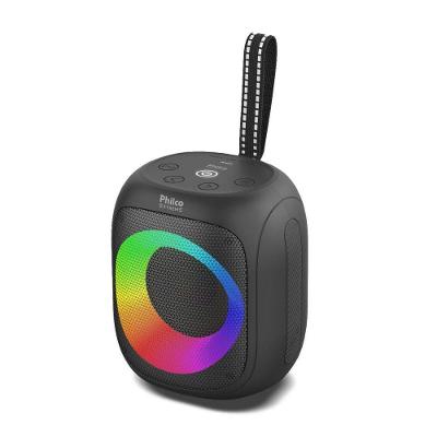 Speaker Philco PBS30 Flash Lights 30W Bivolt com Bluetooth 5.1 Rádio FM e Iluminação RGB