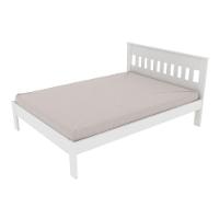 Cama De Casal Para Colchão 138 X 188 Cm Multimóveis Vcr35011 Branco Branco - 1