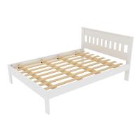 Cama De Casal Para Colchão 138 X 188 Cm Multimóveis Vcr35011 Branco Branco - 3
