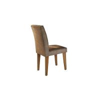 Conjunto Olimpia 4 Cadeiras Grécia Rufato Imbuia Off White