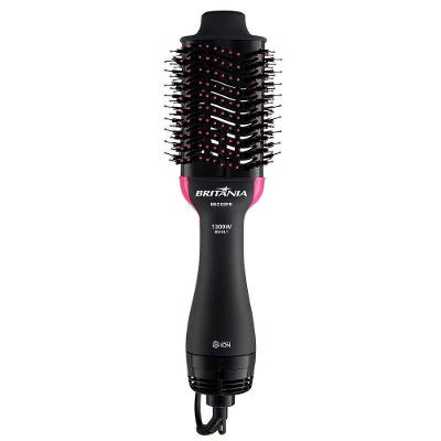 Escova Secadora 4 em 1 BEC02PR 1300W Cerâmica Preto Britânia Bivolt