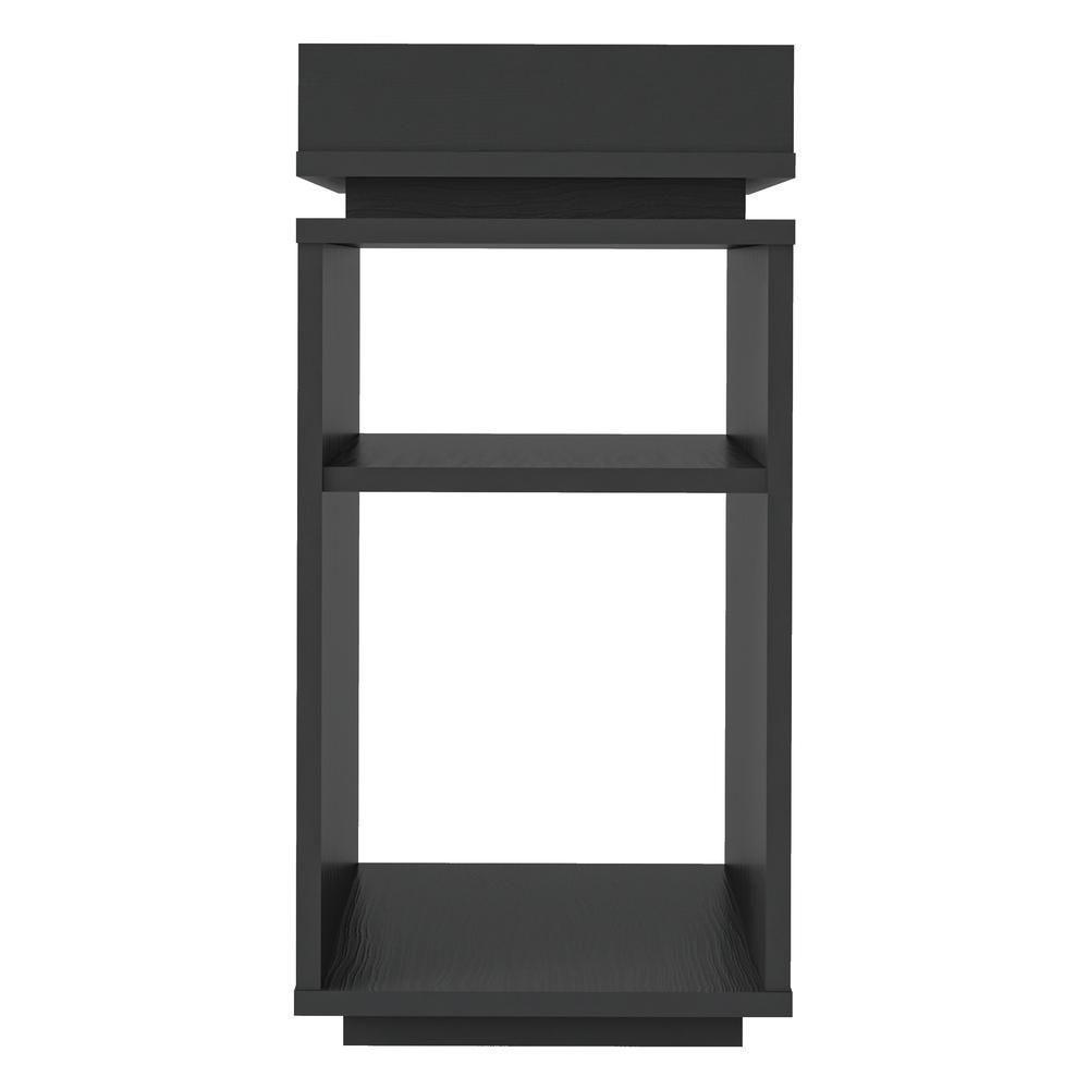 Mesa Lateral 30Cm Com Bandeja Multimóveis Cr45132 Preta Preto - 2