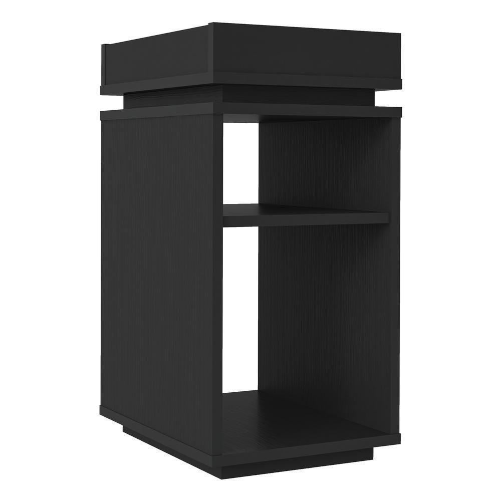 Mesa Lateral 30Cm Com Bandeja Multimóveis Cr45132 Preta Preto - 3