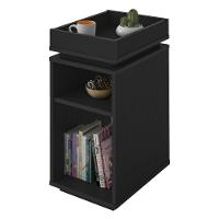 Mesa Lateral 30Cm Com Bandeja Multimóveis Cr45132 Preta Preto - 6