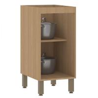 Balcão 1 Porta Com Tampo 40cm Luciane Classic Verde Freijo