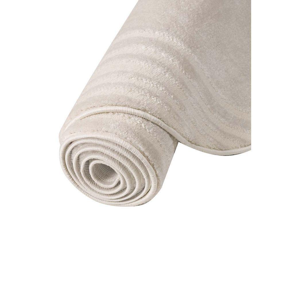 Tapete Sala Turco Waves 06 Bege-cinza 2,00x2,50m Orgânico Edantex - 4