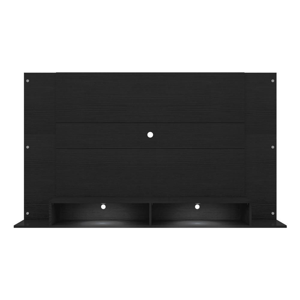 Painel Tv 60" Com 2 Leds Veneza Multimóveis V3397 Preto Preto - 3