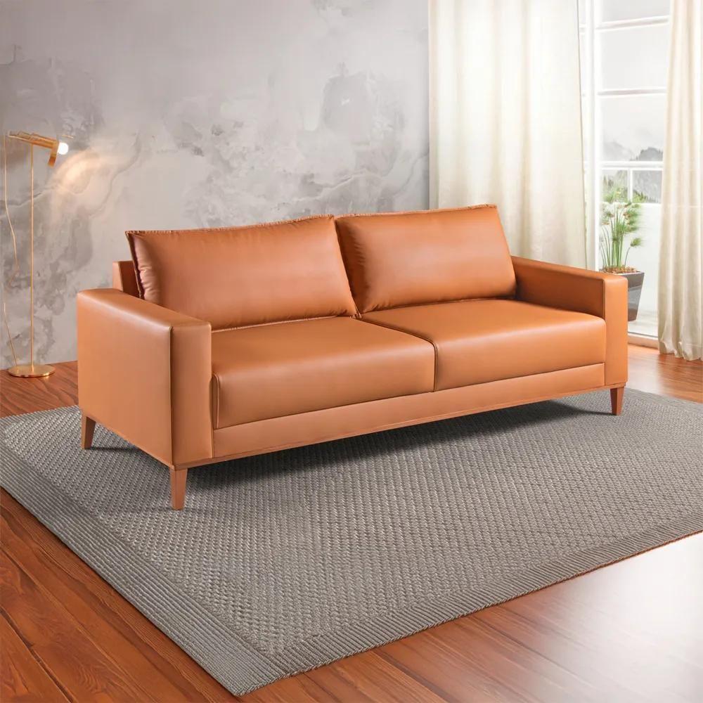 Sofá 2 Lugares Nilo Tecido Sintético  175cm - 2