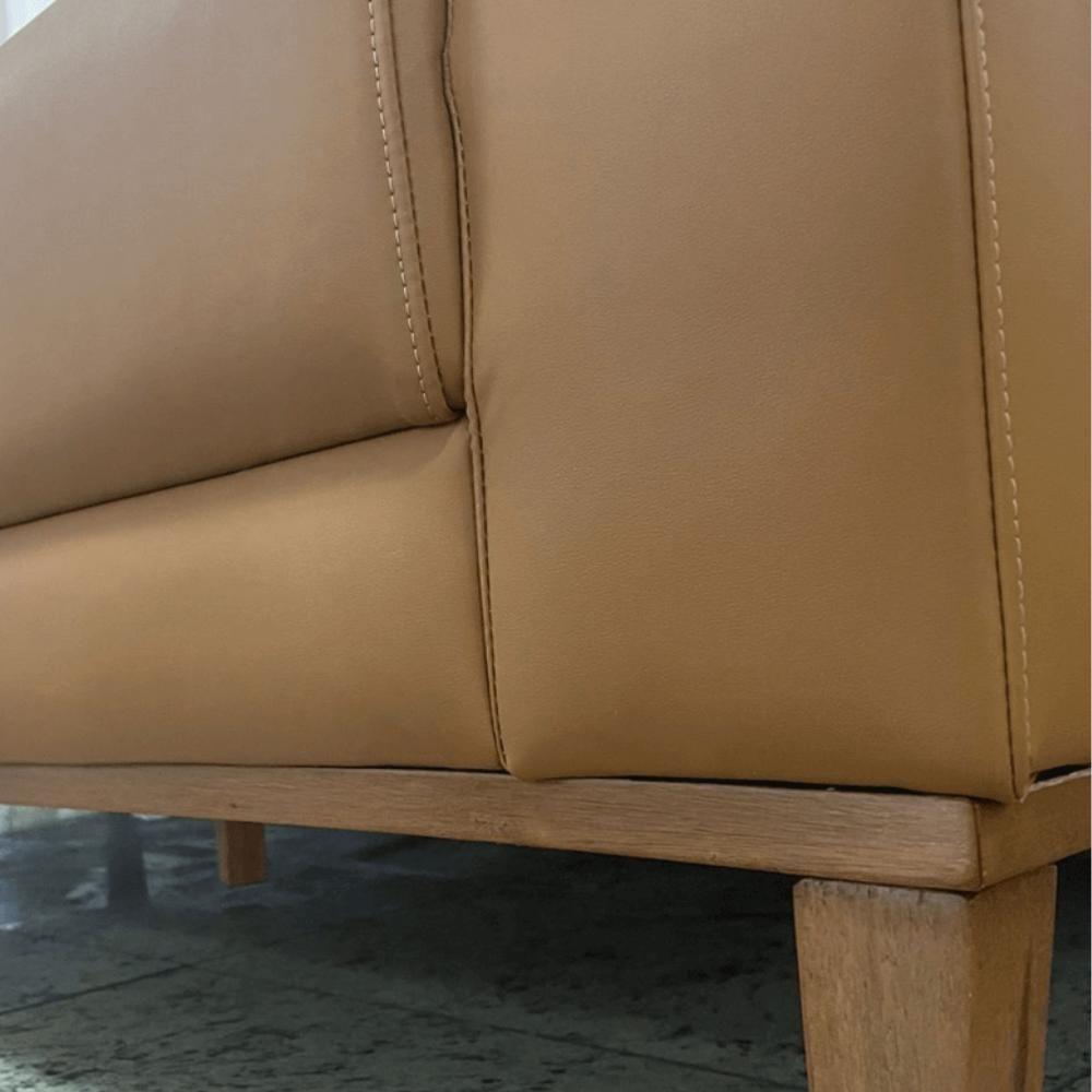 Sofá 2 Lugares Nilo Tecido Sintético  175cm - 3