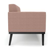 Namoradeira E Poltrona Base Madeira Fixa Pto Elisa Bouclê D03 - D?rossi Cor Rose - 7