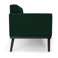 Namoradeira E Poltrona Base Madeira Fixa Pto Elisa Bouclê D03 - D?rossi Cor Verde - 5