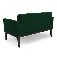 Namoradeira E Poltrona Base Madeira Fixa Pto Elisa Bouclê D03 - D?rossi Cor Verde - 10