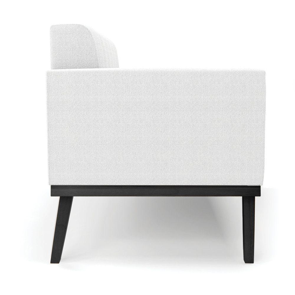 Namoradeira 2 Poltronas Base Madeira Fixa Pto Elisa Bouclê D03 - D?rossi Cor Off White - 10