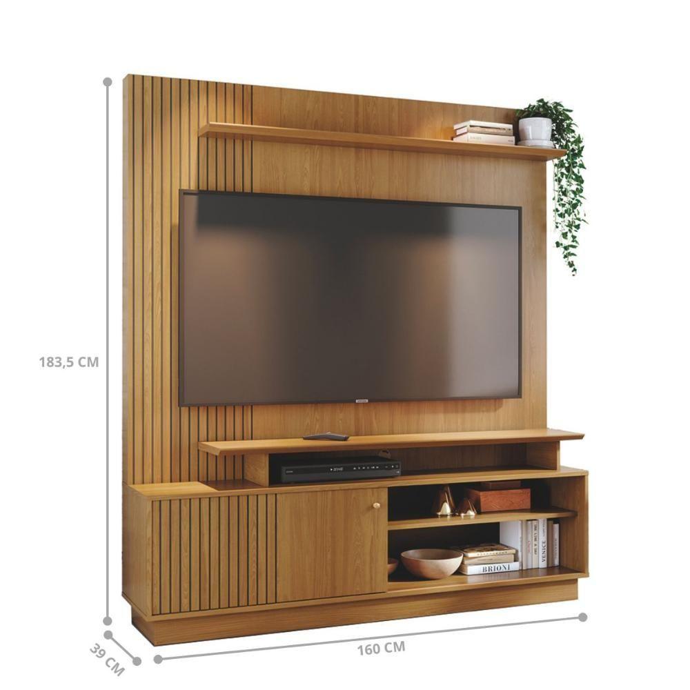 Home Theater Rhea Com Design Funcional Cumaru - 3