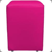 Kit 2 Puff Dado Decorativo Para Sala Recepção Penteadeira Material Sintético Cores