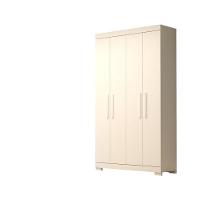 Guarda-roupa Infantil Canadá 4 Portas E 2 Gavetas 100% Mdf Linhamobília Branco - 1