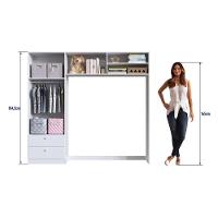 Guarda Roupas Infantil 04 Portas E 02 Gavetas Linha Aconchego La007 - Completa Móveis Branco - 6