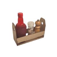 Porta Guardanapo E Sachê Em Mdf - Kit 5 Unidades - 1