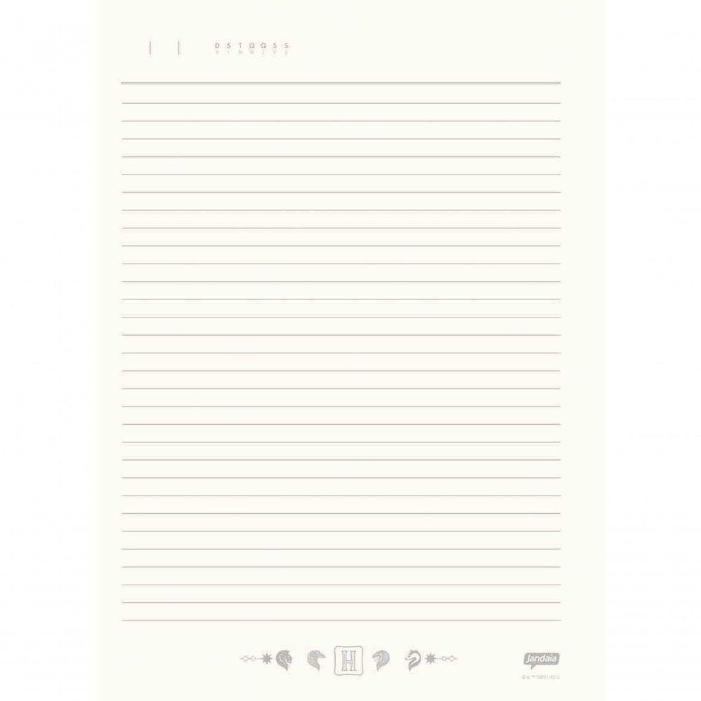 Caderno Espiral Capa Dura Colegial Harry Potter 1 Matéria 80 Folhas Jandaia Estampa 4 - 6