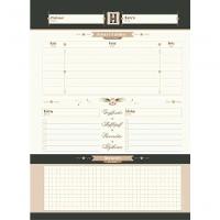 Caderno Espiral Capa Dura Colegial Harry Potter 1 Matéria 80 Folhas Jandaia Estampa 4