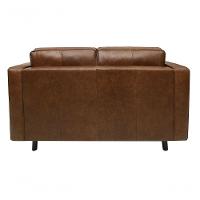 Sofá De Couro Guarujá 2 Lugares Soft Mel - Mempra Design - 3