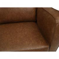 Sofá De Couro Guarujá 2 Lugares Soft Mel - Mempra Design - 5