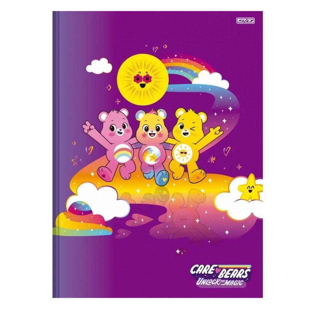 Caderno Brochura Universitário A4 1 Matéria 80 Folhas Capa Dura Care Bears Sd Estampa 1 - 1