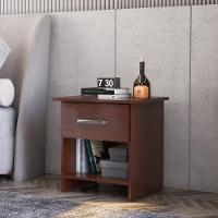 Mesa De Cabeceira Ditália 1 Gaveta DM-127 Tabaco - 1