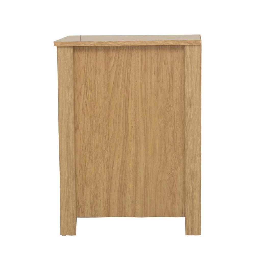 Mesa De Cabeceira Ditália 3 Gavetas DM-111 Carvalho - 6