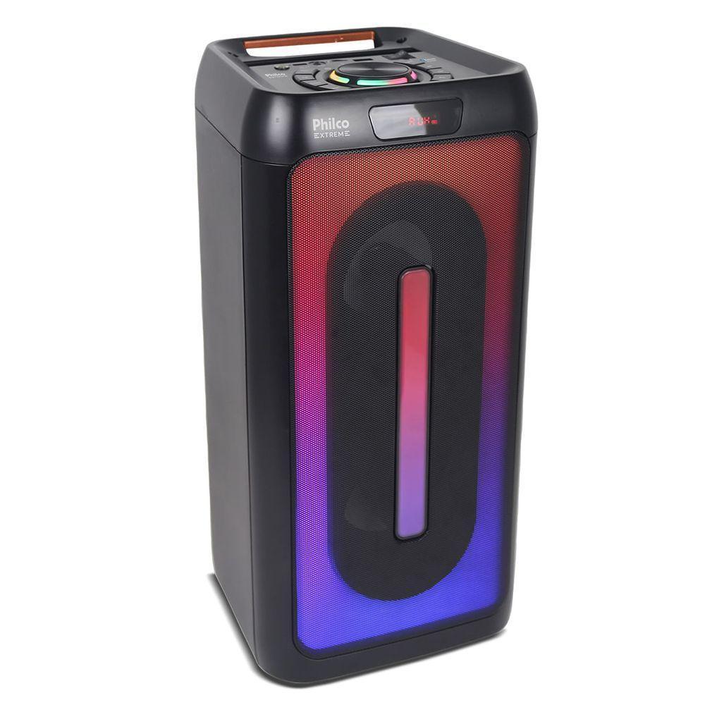 Caixa De Som Amplificada Philco 350W PCX4501 Flash Lights Bivolt - 4