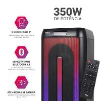 Caixa De Som Amplificada Philco 350W PCX4501 Flash Lights Bivolt - 3