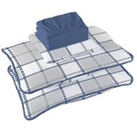 Jogo De Cama Tecebem Casal Malha 100% Algodão Estampado Adam 4 Pçs Premium Mediterrâneo - 1