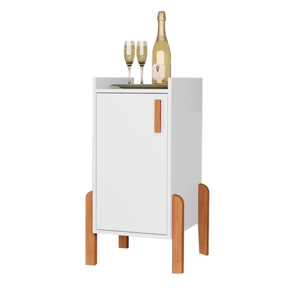 Armário Balcão Multiuso Poseidon Com 1 Porta Branco - 2