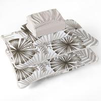 Jogo De Cama Tecebem Casal Malha 100% Algodão Estampado Cloe 4 Pçs Premium Trigo - 1