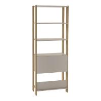 Estante Organizadora Com Porta Basculante Multimóveis Cr25217 Off White/Carvalho Off White/Carvalho - 2