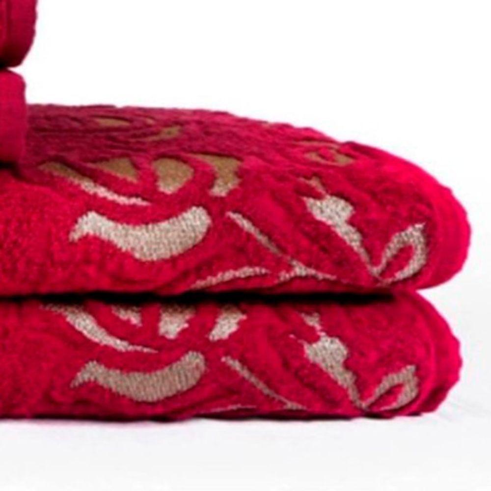 Jogo De Toalha Lmpeter Guadalupe (02 Banho + 02 Rosto) Sangria - 2