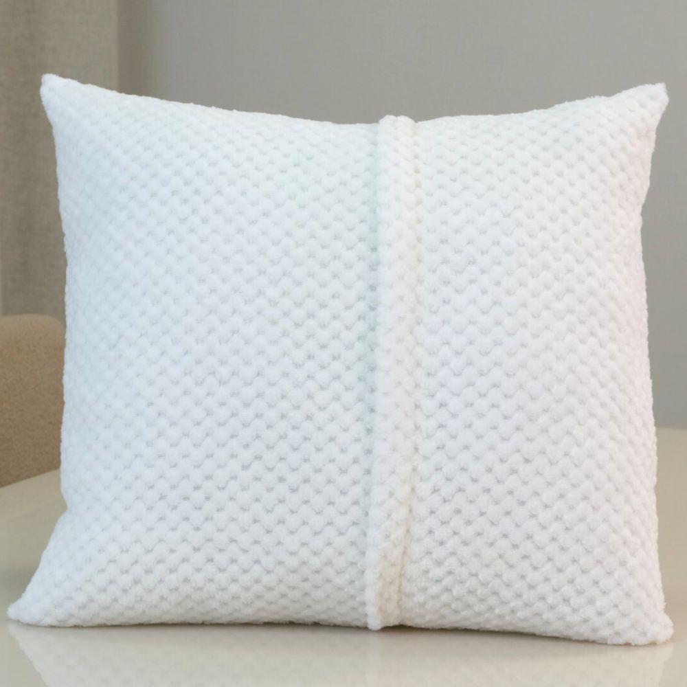 Capa Para Almofada Sonhare 1 Peça 45cm X 45cm Tecido Soft Com Zíper 100% Poliéster - Palha - 2