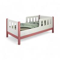 Cama Juvenil Com Proteção Encanto Branca E Rosa Com Colchão - 1