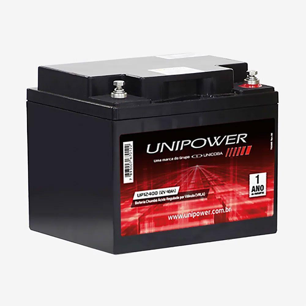 Bateria Unipower 12v 40ah Up12400 M6 V0 - 1