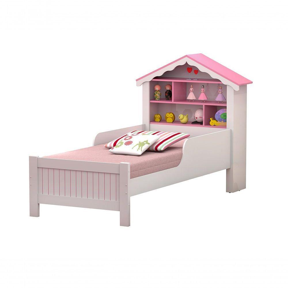 Cama Infantil Princesa Em Formato De Casinha Com Colchão – Estilo E Diversão Para O Quarto - 2