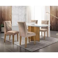 Conjunto Sala De Jantar Tampo Vidro 4 Cadeiras Olímpia - 6