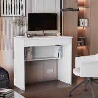 Mesa Escrivaninha Vitória Com 1 Gaveta 2.0 Branco - 1