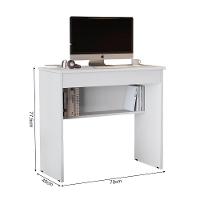 Mesa Escrivaninha Vitória Com 1 Gaveta 2.0 Branco - 3