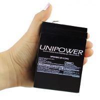 Bateria Unipower Up645seg 6v 4.5ah Para Seguranca- Nobreak - 1