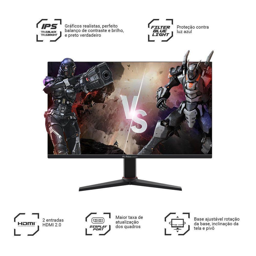 Monitor Gamer Philco 27 180Hz Full HD Tela Plana PMG27M23T Bivolt - 4