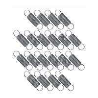 Kit 20 Molas Ideal Para Cerca Elétrica De Aço Inox Ajuste Prata - 1