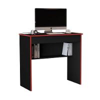 Mesa Escrivaninha Vitória Com 1 Gaveta 2.0 Preto/vermelho - 2