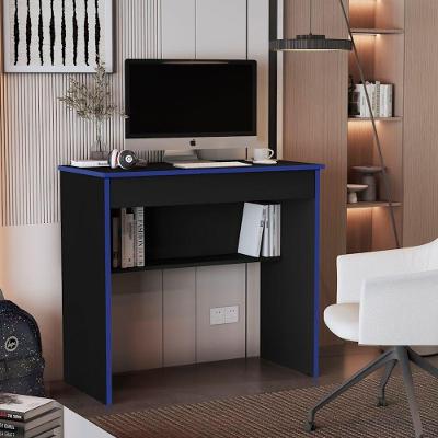 Mesa Escrivaninha Vitória Com 1 Gaveta 2.0 Preto/azul